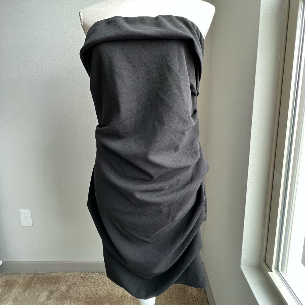 Black mini dress